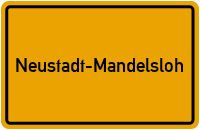 City Sign Neustadt-Mandelsloh