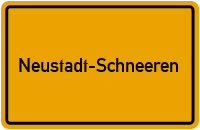 City Sign Neustadt-Schneeren