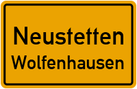 Waldstraße in NeustettenWolfenhausen