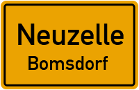 Bomsdorfer Chaussee in NeuzelleBomsdorf