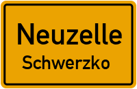 Schwerzkoer Straße in NeuzelleSchwerzko