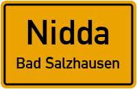Straßenverzeichnis Nidda Bad Salzhausen
