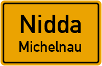 Benderwiesenchaussee in NiddaMichelnau