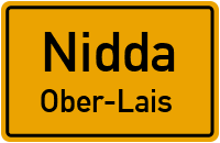 Straßenverzeichnis Nidda Ober-Lais