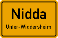 Straßenverzeichnis Nidda Unter-Widdersheim
