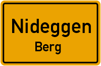 Straßenverzeichnis Nideggen Berg