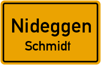Straßenverzeichnis Nideggen Schmidt