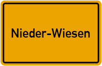 Hofweg in Nieder-Wiesen