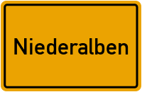 City Sign Niederalben