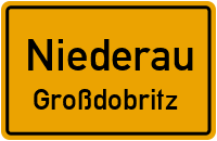 Hohlweg in NiederauGroßdobritz
