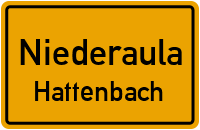 Straßenverzeichnis Niederaula Hattenbach