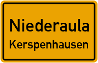 Hilperhäuser Weg in NiederaulaKerspenhausen