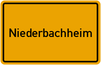 Niederbachheim in Rheinland-Pfalz