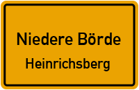 Gartenweg in Niedere BördeHeinrichsberg