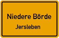 Stadtweg in Niedere BördeJersleben