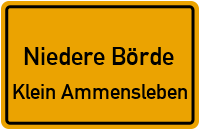 Am Kirchberg in Niedere BördeKlein Ammensleben