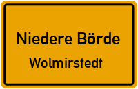 Feldstraße in Niedere BördeWolmirstedt