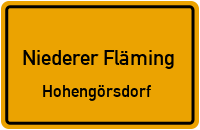 Hohengörsdorf in Niederer FlämingHohengörsdorf