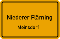 Meinsdorf in Niederer FlämingMeinsdorf