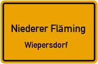 Wiepersdorf - Bettina-Von-Arnim-Straße in Niederer FlämingWiepersdorf