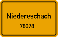 78078 Niedereschach