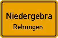 Hauptstraße in NiedergebraRehungen