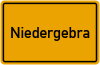 Niedergebra in Thüringen
