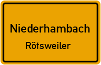 Hochwaldstraße in NiederhambachRötsweiler
