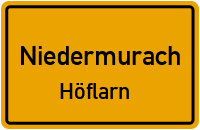 Straßenverzeichnis Niedermurach Höflarn