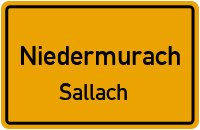Straßen in Niedermurach Sallach