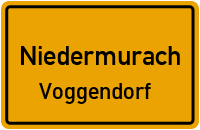 Straßenverzeichnis Niedermurach Voggendorf
