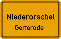 Finkenburg in 37355 Niederorschel (Gerterode)