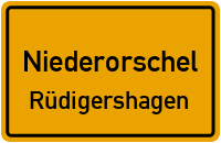 Anliegerstraße in 37355 Niederorschel (Rüdigershagen)