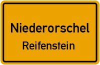 Birkunger Straße in NiederorschelReifenstein