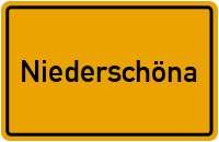 Niederschöna in Sachsen