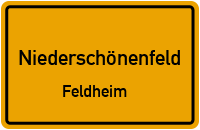 Hauptstraße in NiederschönenfeldFeldheim