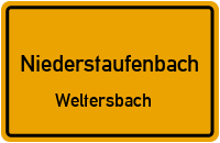 Hauptstraße in NiederstaufenbachWeltersbach