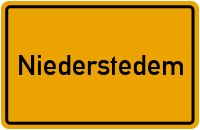 Zahlenstraße in Niederstedem