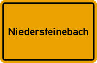 City Sign Niedersteinebach
