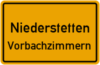 Straßenverzeichnis Niederstetten Vorbachzimmern