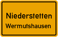Straßen in Niederstetten Wermutshausen