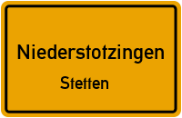 Bissinger Straße in NiederstotzingenStetten