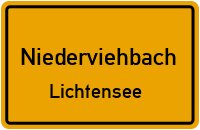 Mühlbachweg in NiederviehbachLichtensee