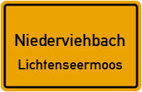 Straßenverzeichnis Niederviehbach Lichtenseermoos
