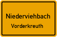 Straßenverzeichnis Niederviehbach Vorderkreuth