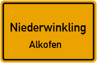 Straßenverzeichnis Niederwinkling Alkofen