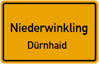 Straßenverzeichnis Niederwinkling Dürnhaid