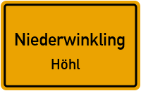 Straßenverzeichnis Niederwinkling Höhl