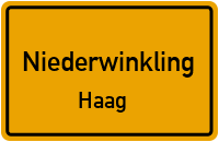 Straßenverzeichnis Niederwinkling Haag