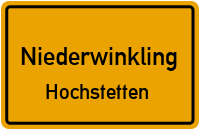 Straßenverzeichnis Niederwinkling Hochstetten